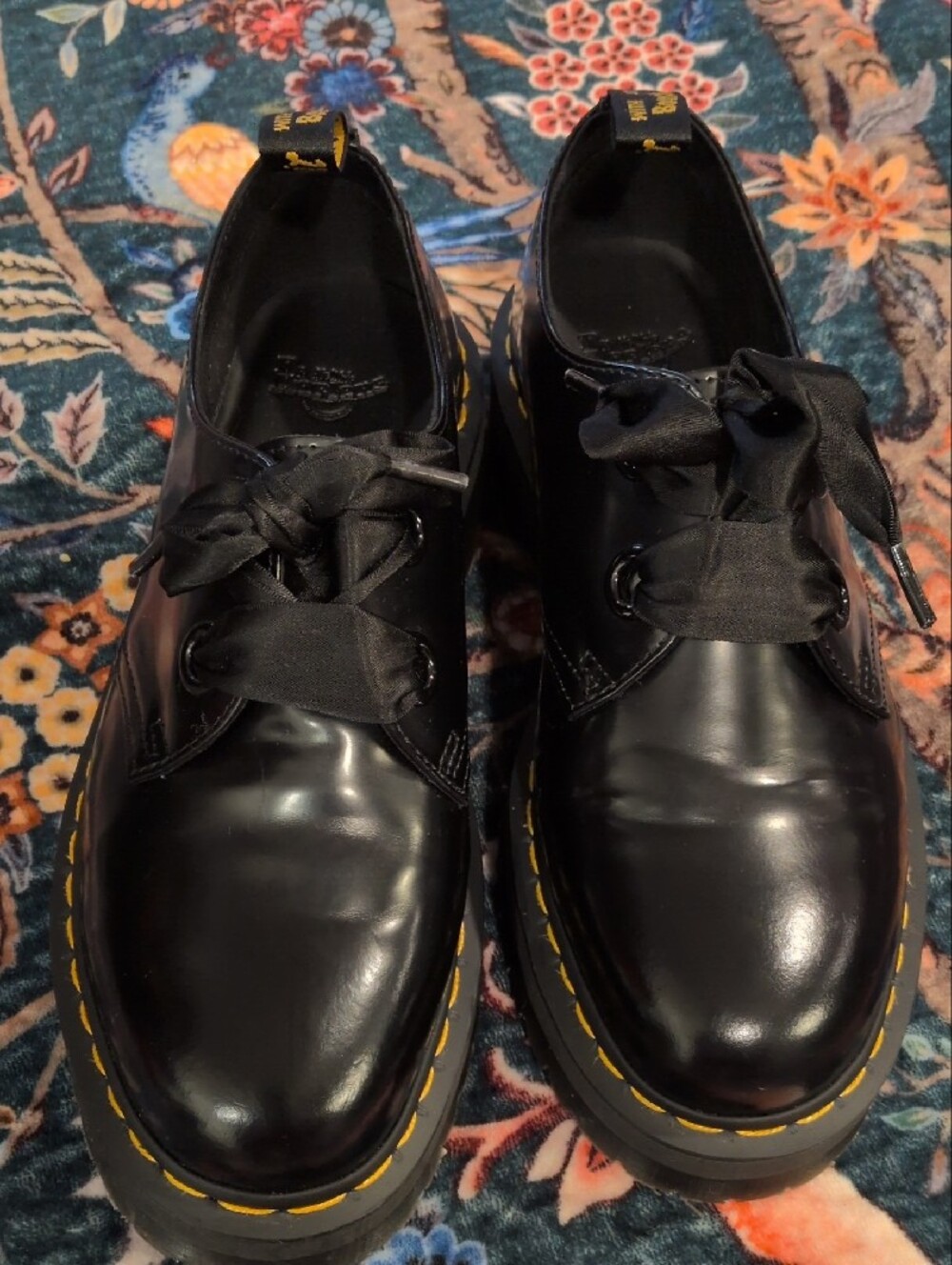 Dr. Martens Jadon Smooth Leather Platform Oxford - Black